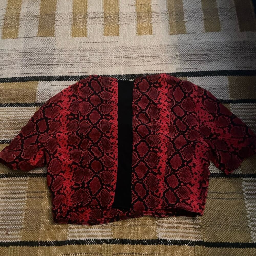 Kooples Paris python crop top - Picture 8 of 10